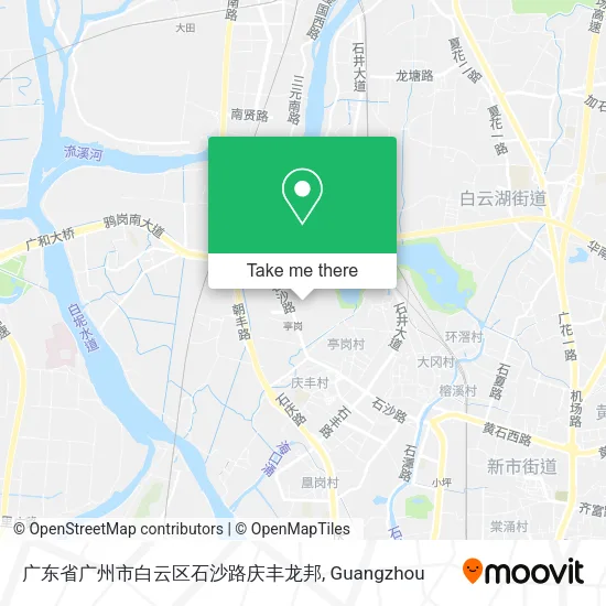 广东省广州市白云区石沙路庆丰龙邦 map