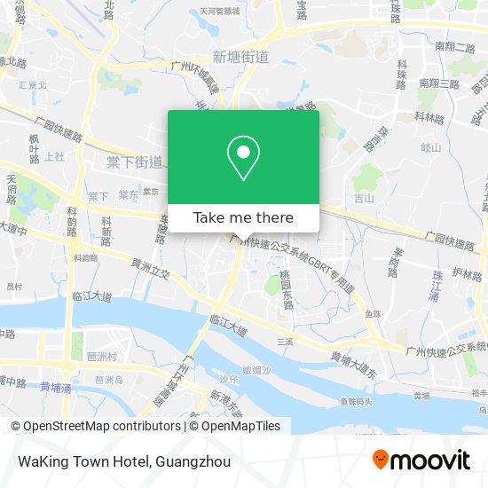 WaKing Town Hotel map