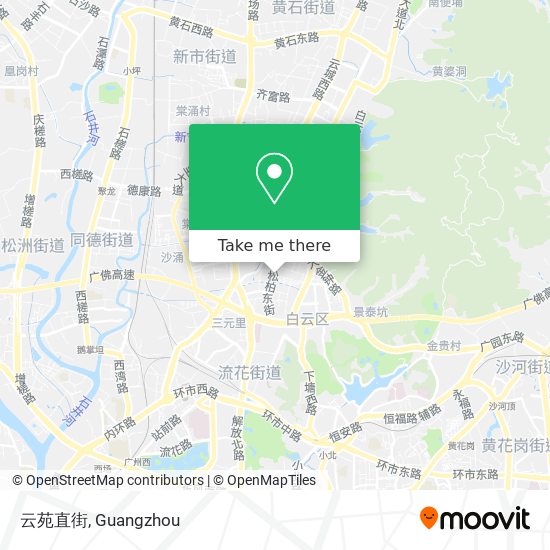 云苑直街 map