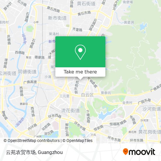 云苑农贸市场 map
