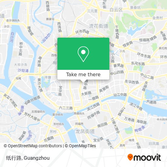 纸行路 map