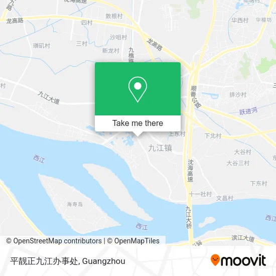 平靓正九江办事处 map