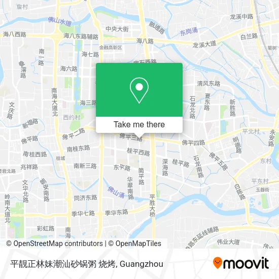 平靓正林妹潮汕砂锅粥 烧烤 map