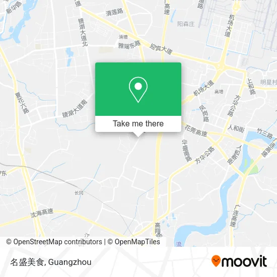 名盛美食 map