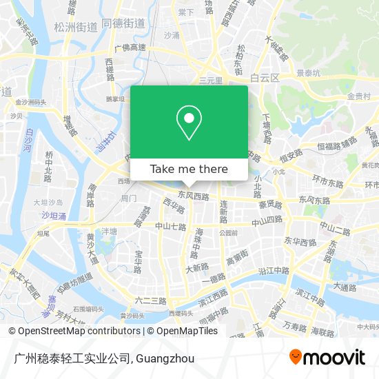 广州稳泰轻工实业公司 map