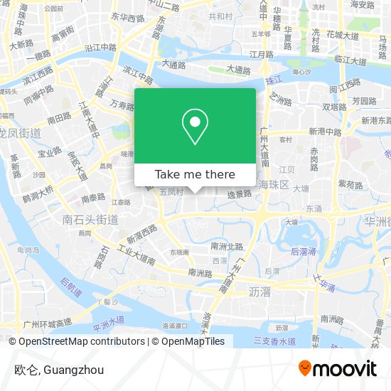 欧仑 map