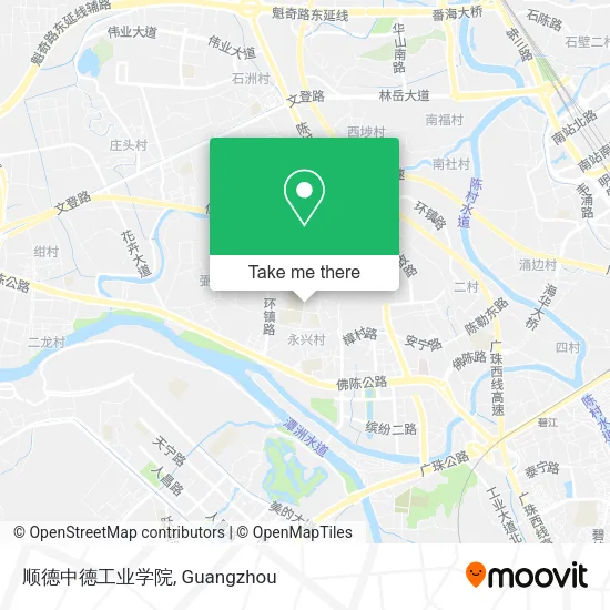 顺德中德工业学院 map