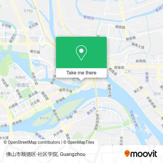 佛山市顺德区-社区学院 map