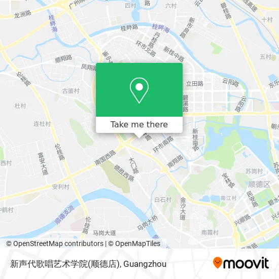 新声代歌唱艺术学院(顺德店) map