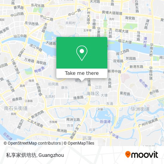 私享家烘培坊 map
