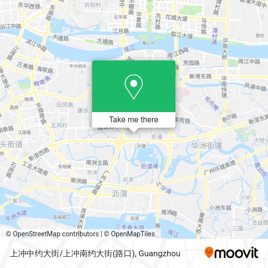上冲中约大街/上冲南约大街(路口) map