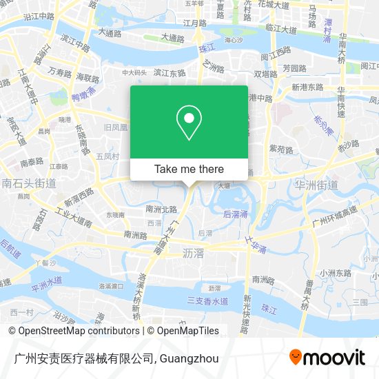 广州安责医疗器械有限公司 map