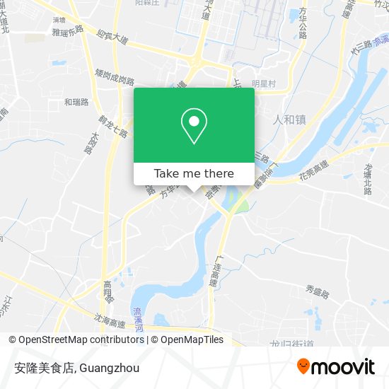 安隆美食店 map
