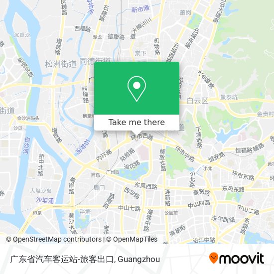 广东省汽车客运站-旅客出口 map