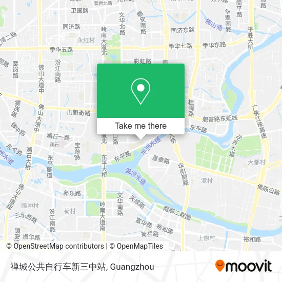 禅城公共自行车新三中站 map