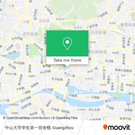 中山大学学生第一宿舍楼 map