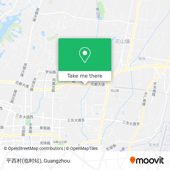 平西村(临时站) map