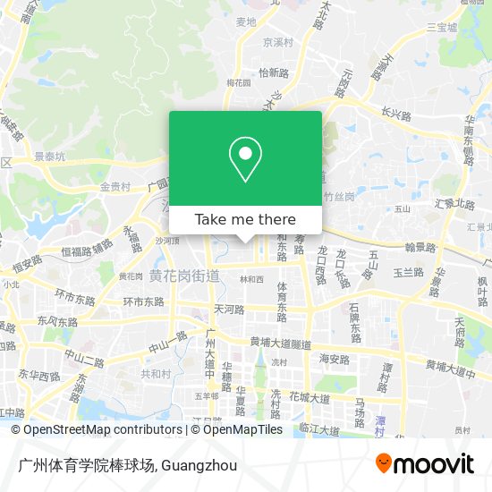 广州体育学院棒球场 map