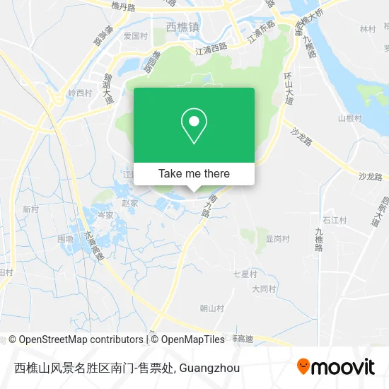 西樵山风景名胜区南门-售票处 map