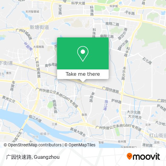 广园快速路 map