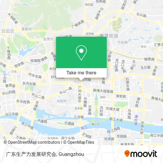 广东生产力发展研究会 map