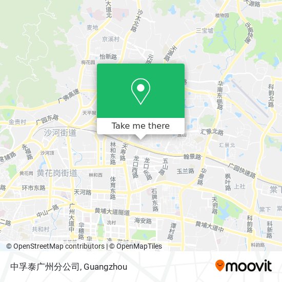 中孚泰广州分公司 map
