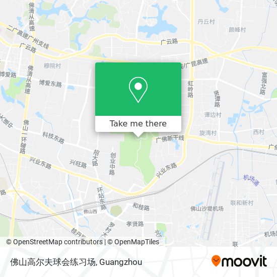 佛山高尔夫球会练习场 map