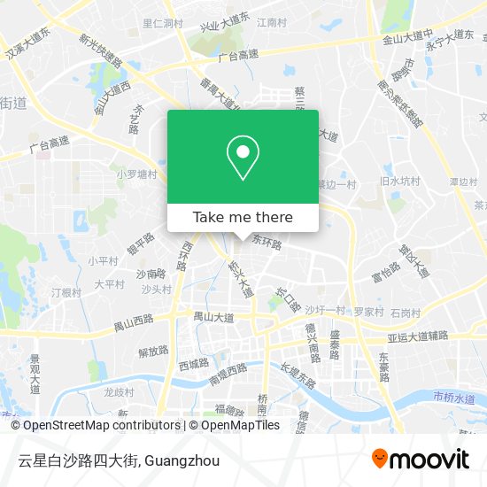 云星白沙路四大街 map