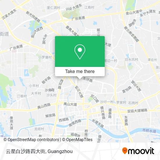 云星白沙路四大街 map