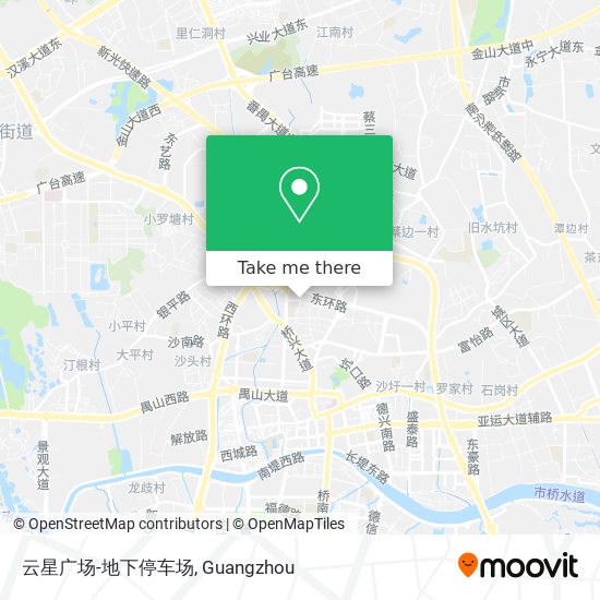云星广场-地下停车场 map