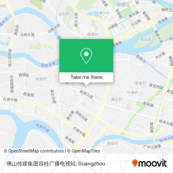 佛山传媒集团容桂广播电视站 map
