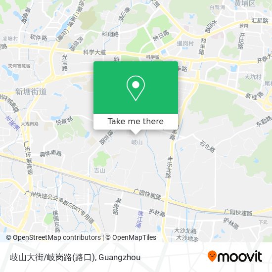 歧山大街/岐岗路(路口) map
