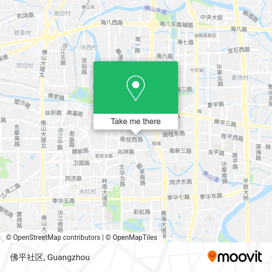 佛平社区 map