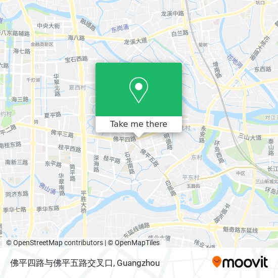 佛平四路与佛平五路交叉口 map