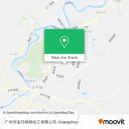 广州市金日精细化工有限公司 map