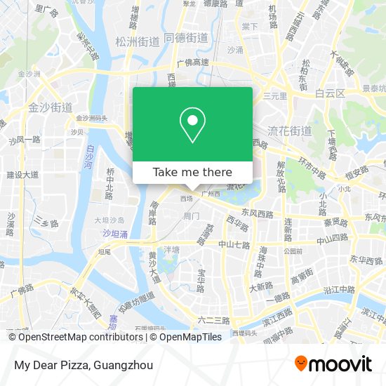My Dear Pizza map