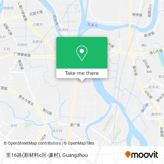 里16路(新材料c区-濂村) map