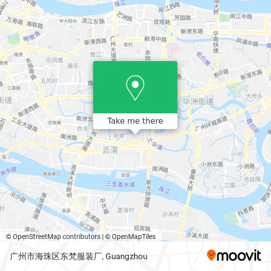 广州市海珠区东梵服装厂 map