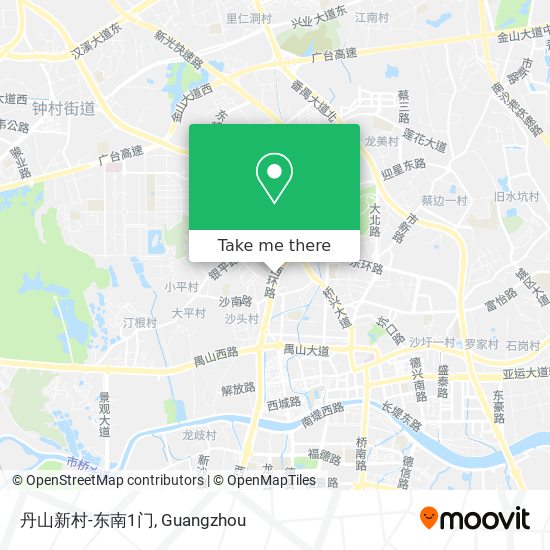 丹山新村-东南1门 map