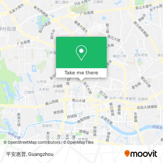 平安惠普 map