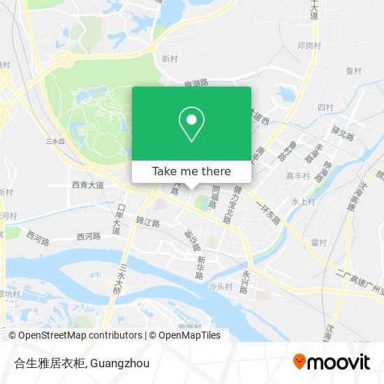 合生雅居衣柜 map