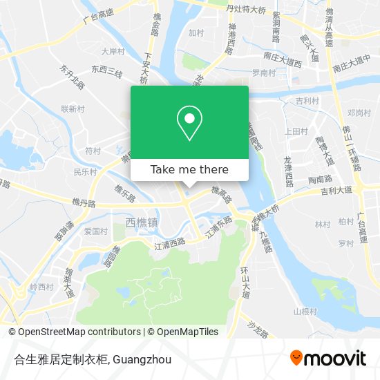 合生雅居定制衣柜 map