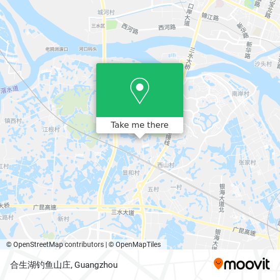 合生湖钓鱼山庄 map