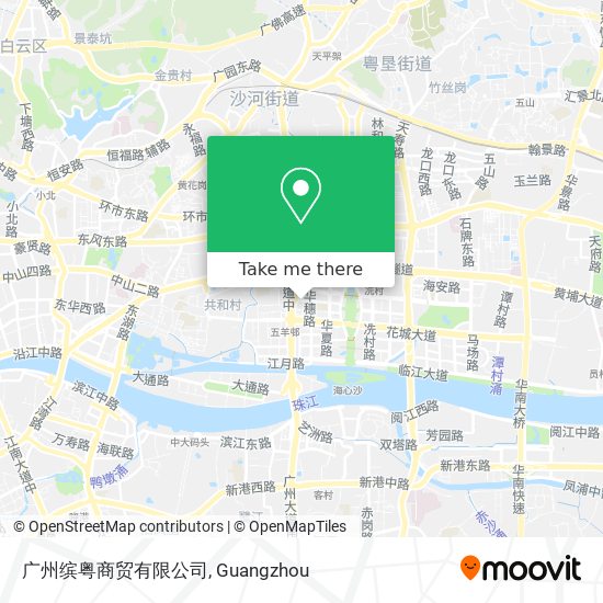 广州缤粤商贸有限公司 map