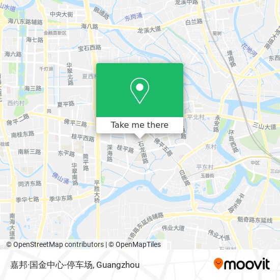 嘉邦·国金中心-停车场 map