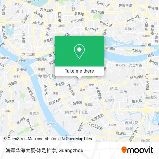 海军华海大厦-沐足推拿 map