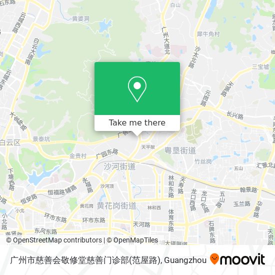 广州市慈善会敬修堂慈善门诊部(范屋路) map