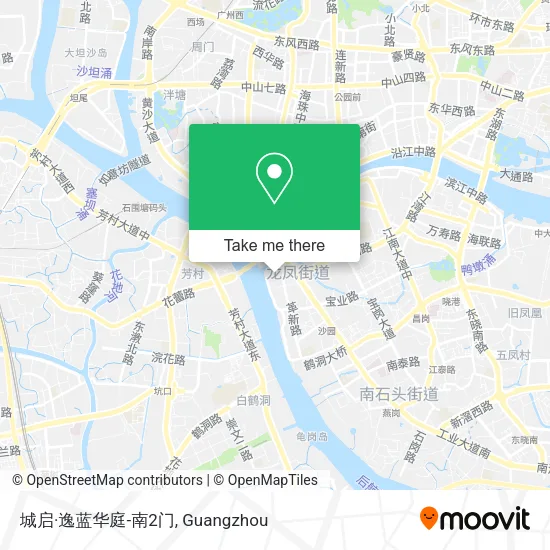 城启·逸蓝华庭-南2门 map