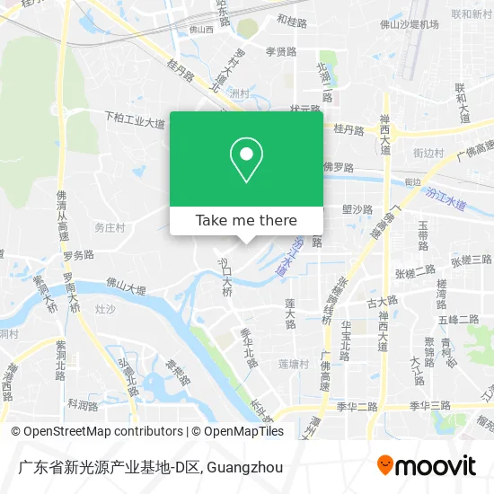 广东省新光源产业基地-D区 map