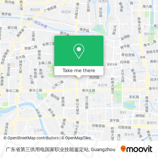 广东省第三供用电国家职业技能鉴定站 map